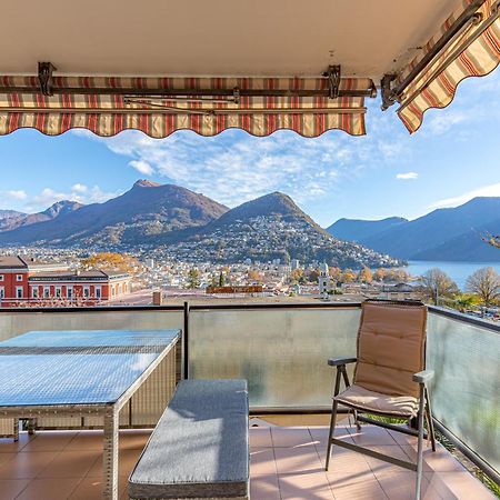 Ferienwohnung Imperial Of Lugano 4 With A Lake View Behind The Station And 10 Min From The Lake Exterior foto