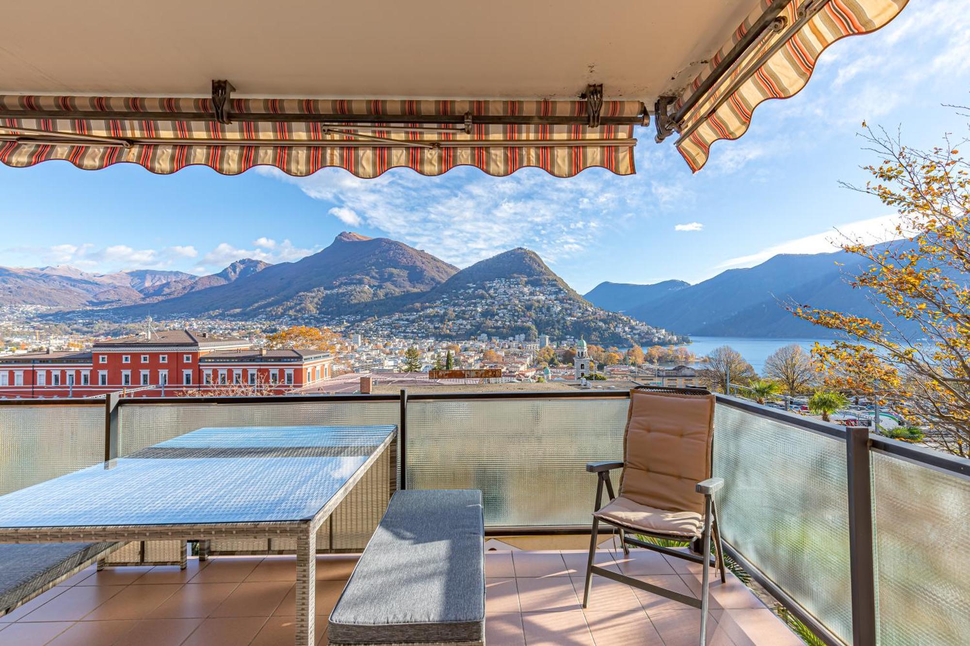 Ferienwohnung Imperial Of Lugano 4 With A Lake View Behind The Station And 10 Min From The Lake Exterior foto