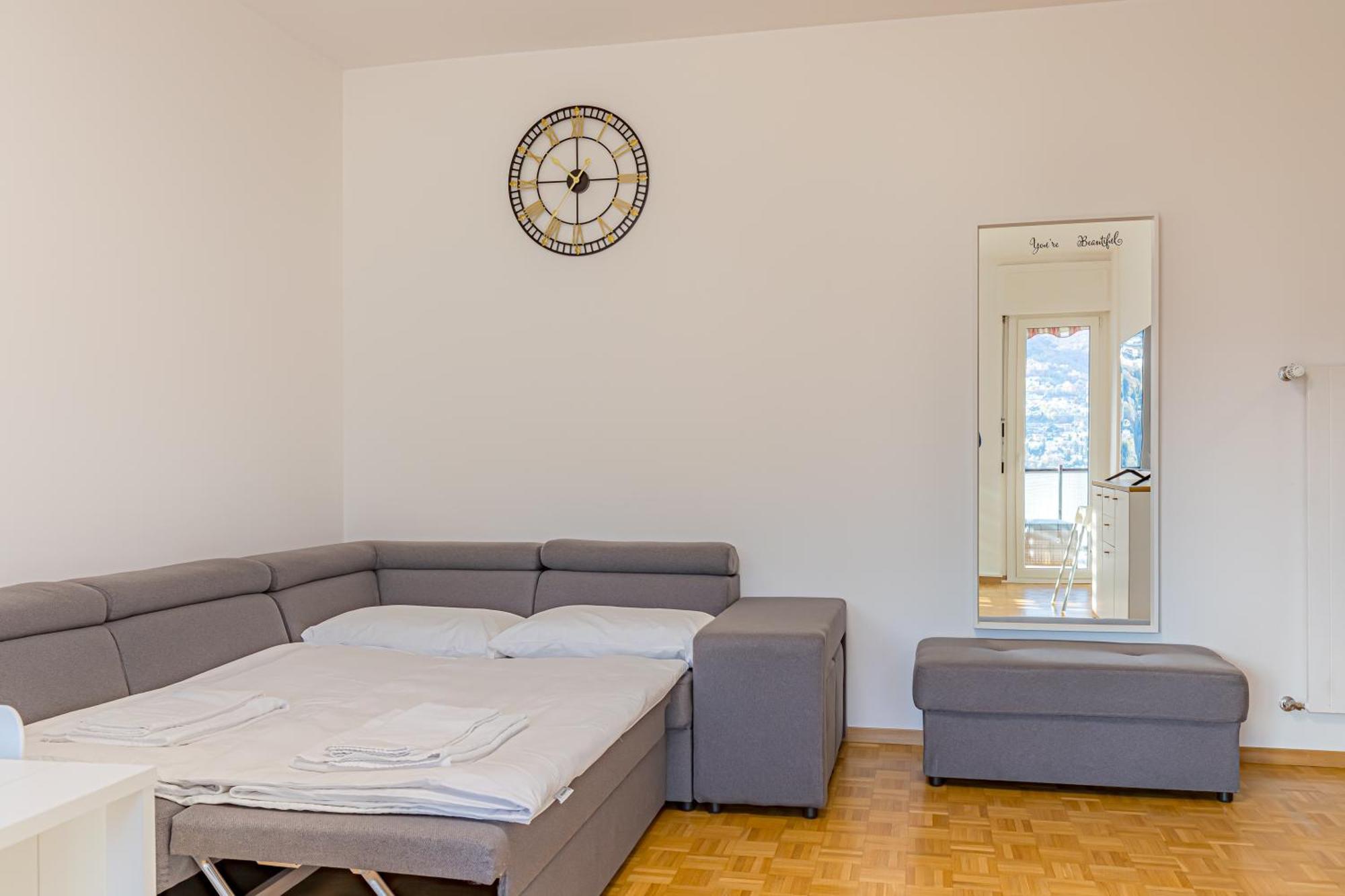 Ferienwohnung Imperial Of Lugano 4 With A Lake View Behind The Station And 10 Min From The Lake Exterior foto