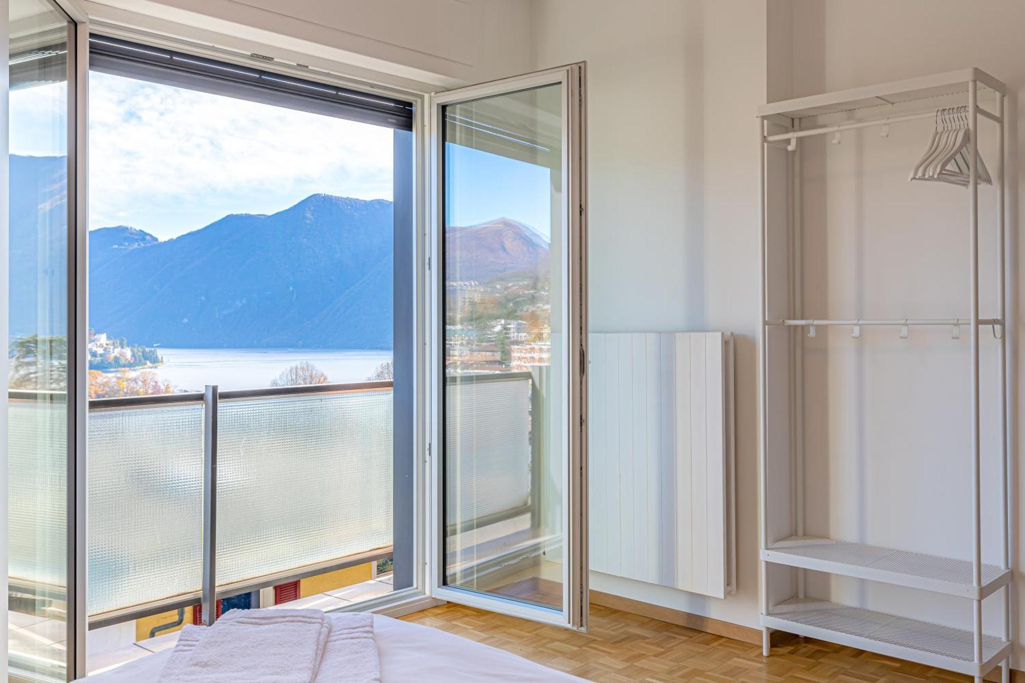 Ferienwohnung Imperial Of Lugano 4 With A Lake View Behind The Station And 10 Min From The Lake Exterior foto